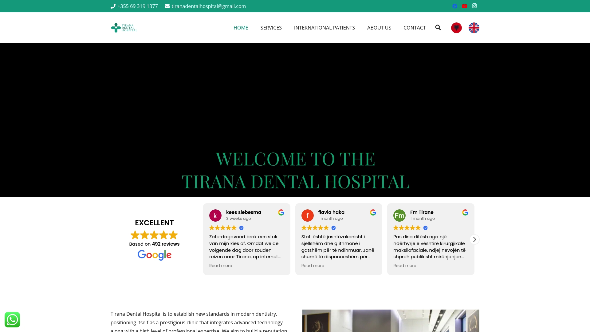 https://tiranadentalhospital.com