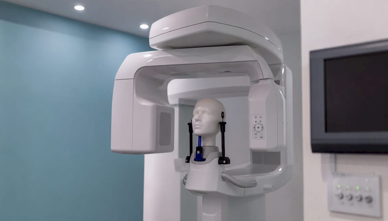Macchinario per la tomografia computerizzata 3D in ambito odontoiatrico presente in studio