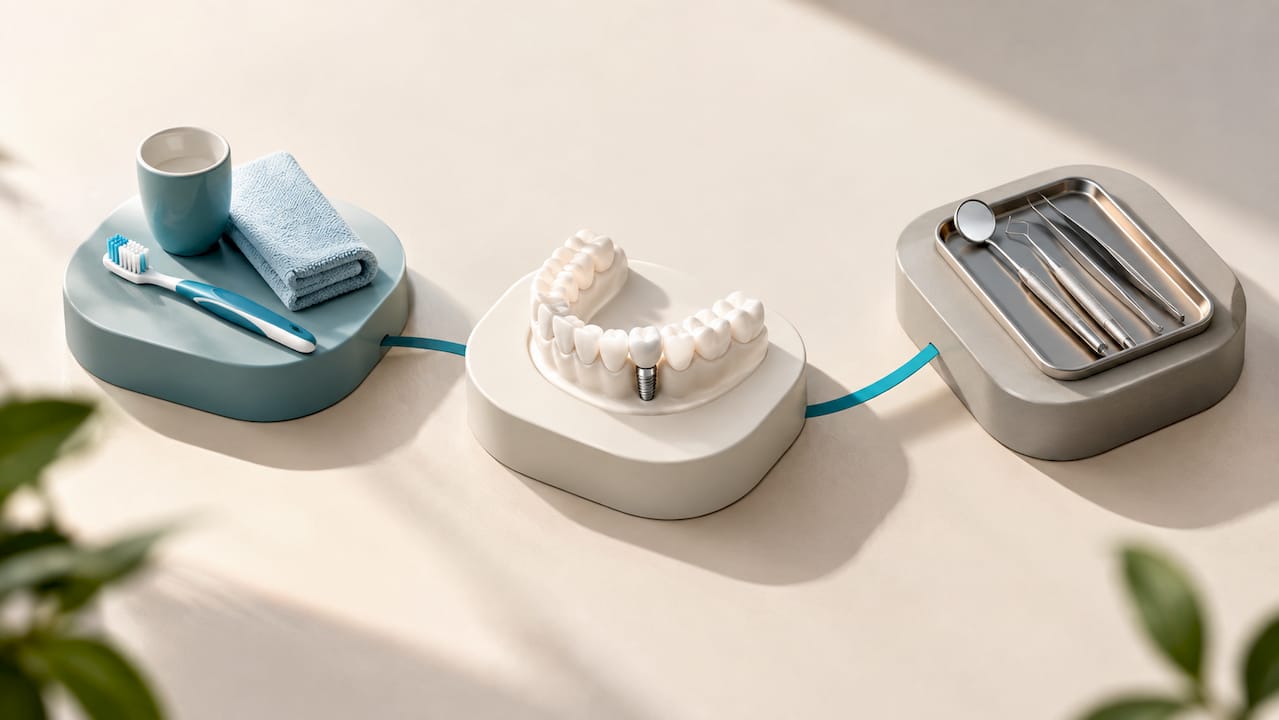 Procedure per la manutenzione di un impianto dentale