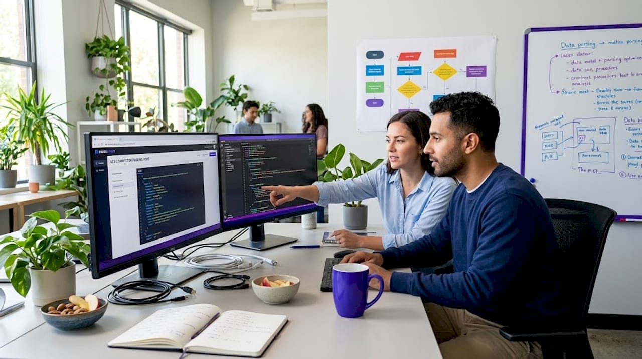 IT team troubleshooting ATS-job board connection