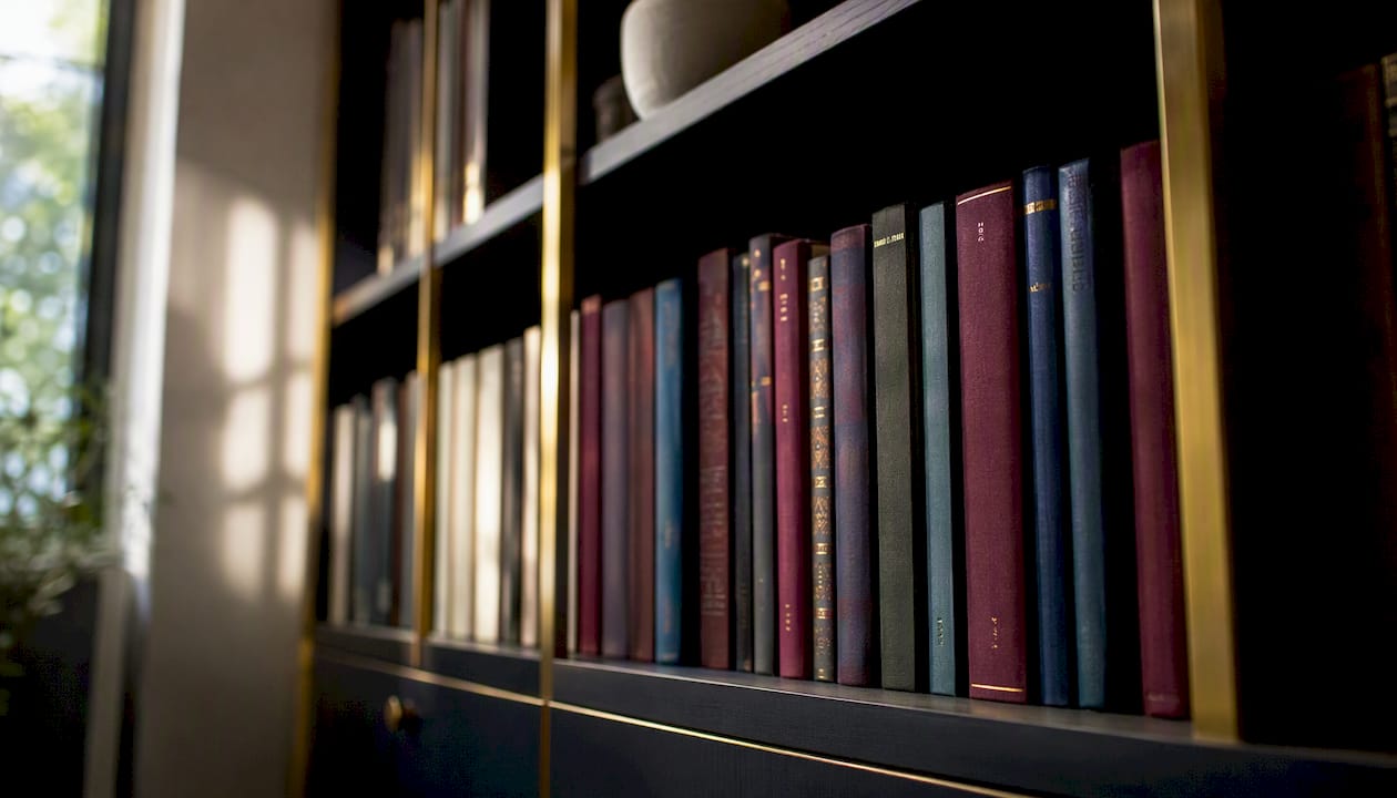 Bookshelf with female friendship novels