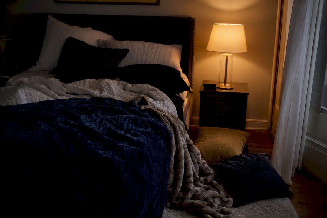 Cozy bedroom corner symbolizing grief and depression