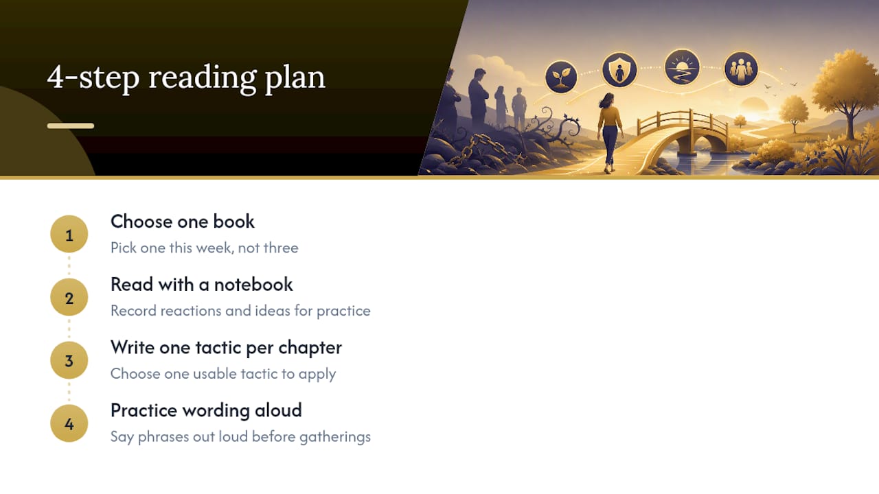 Four-step recovery reading plan