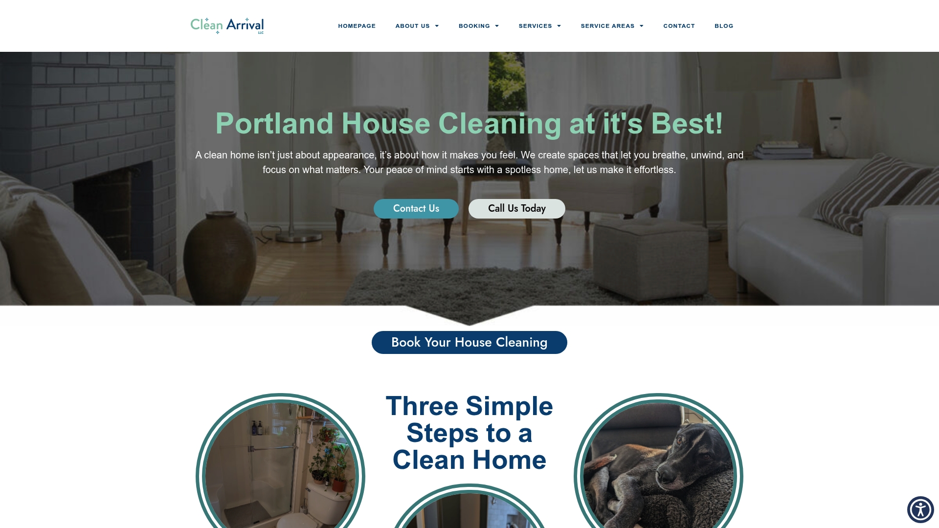 https://cleanarrivalhomeservices.com