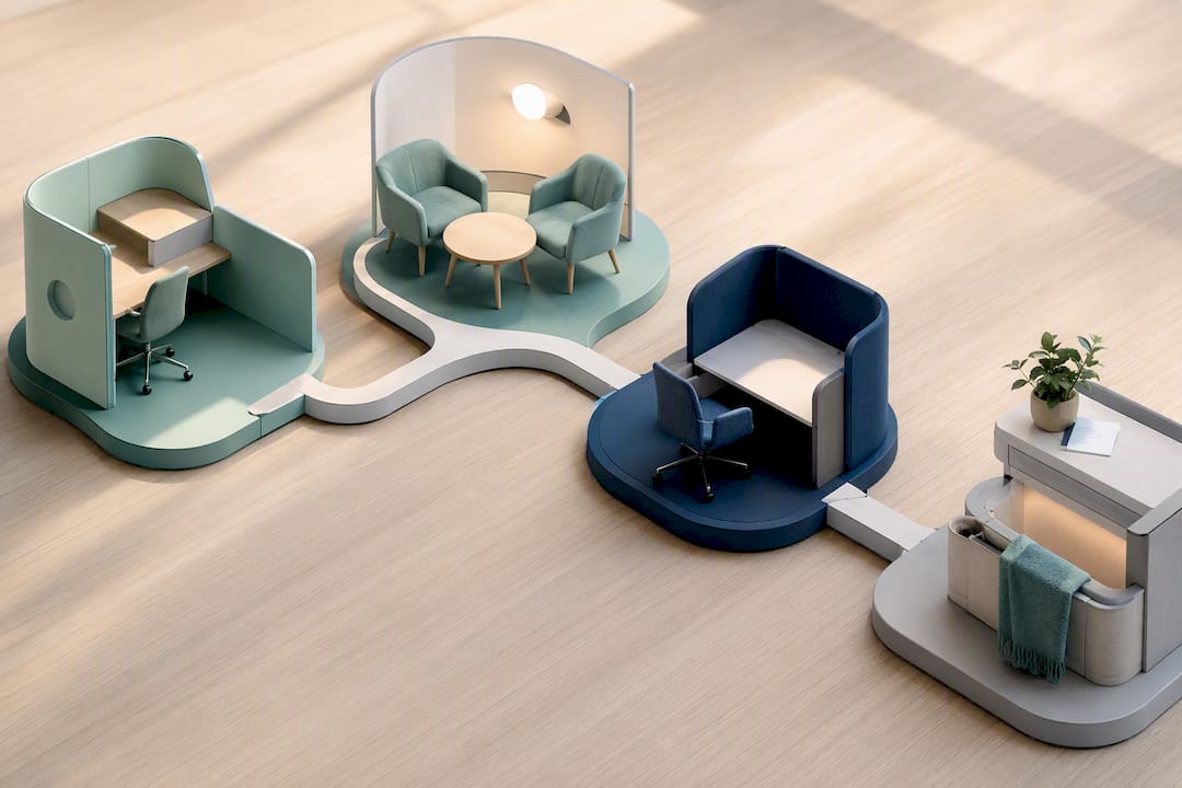 Healthcare hiring workflow connected across stages