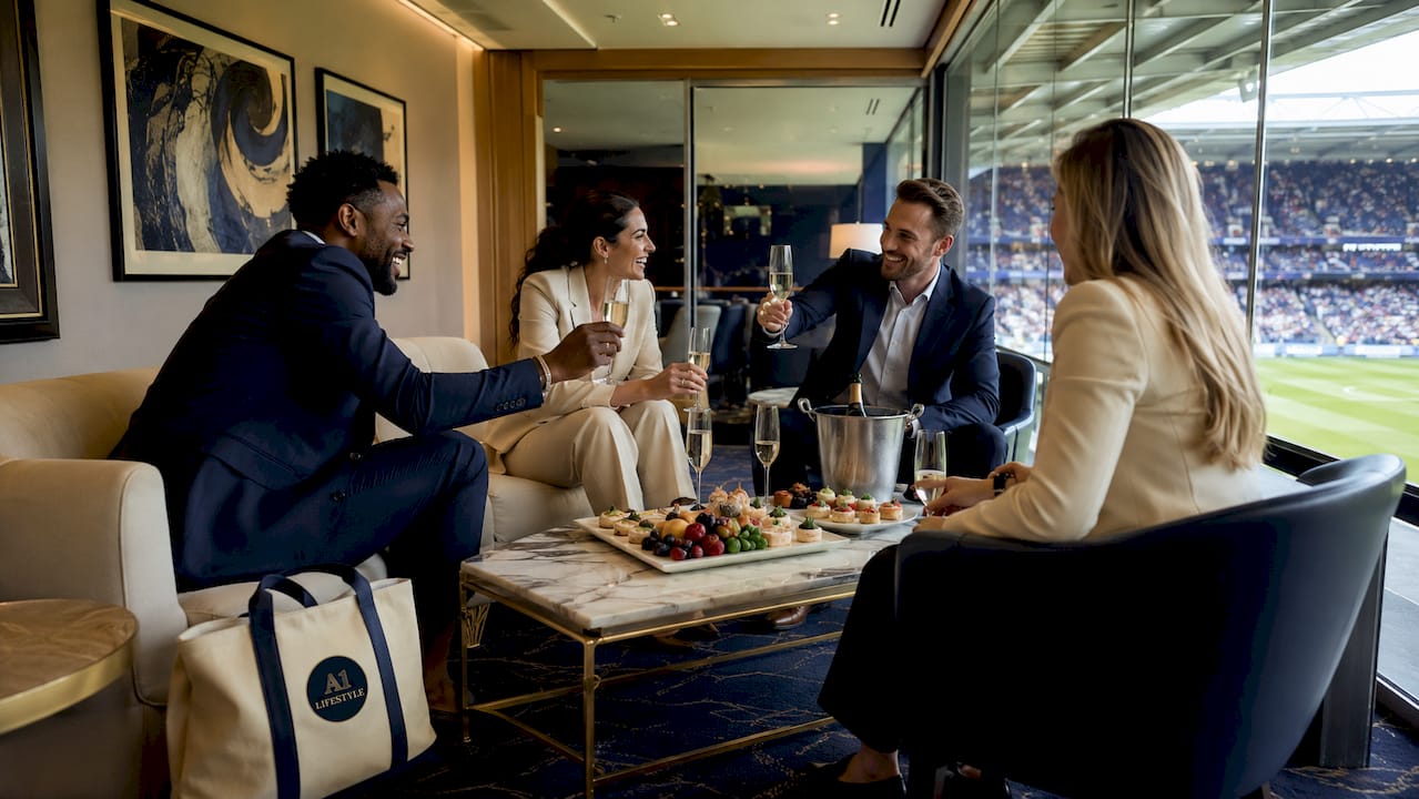 Guests enjoying luxury suite amenities and hospitality