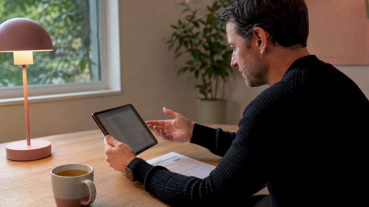 Manager reviewing CRM field mapping document