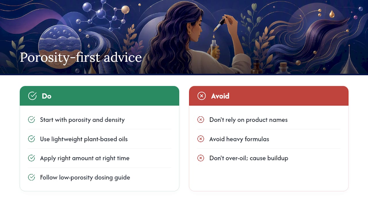 Why We Built Our Routine Advice Around Porosity, Not Product Names — overview diagram