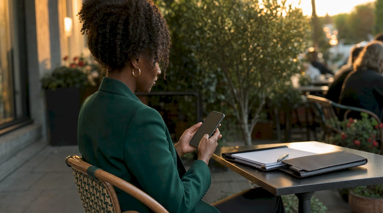 Business owner selecting arbitration administrator