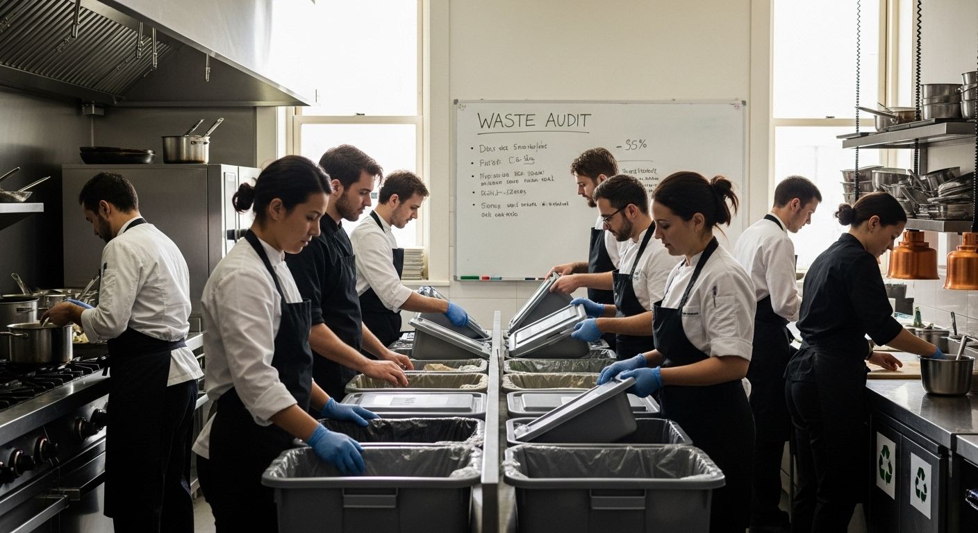 restaurant kitchen waste audit