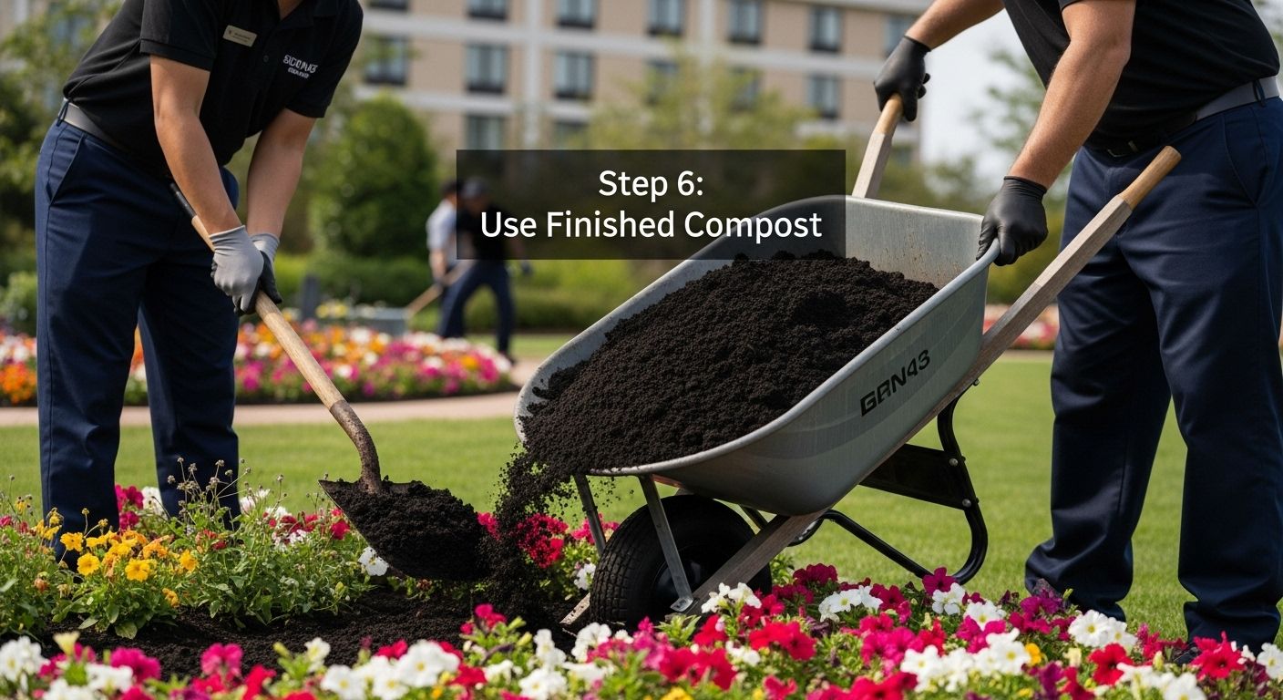 apply finished compost hotel