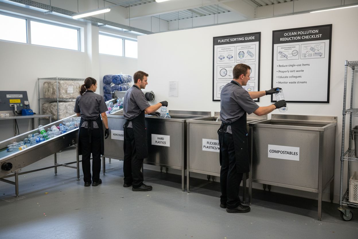 plastic sorting marine industry