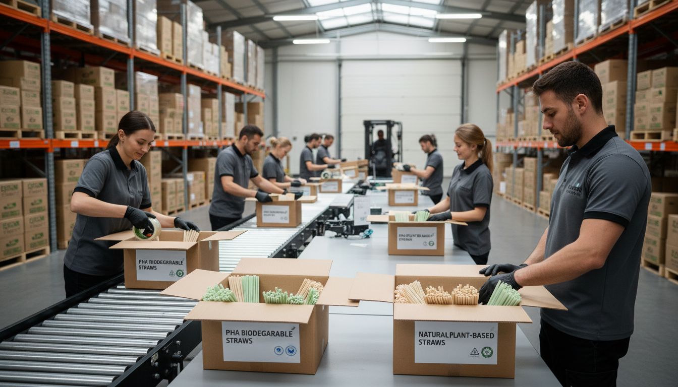 biodegradable straw logistics