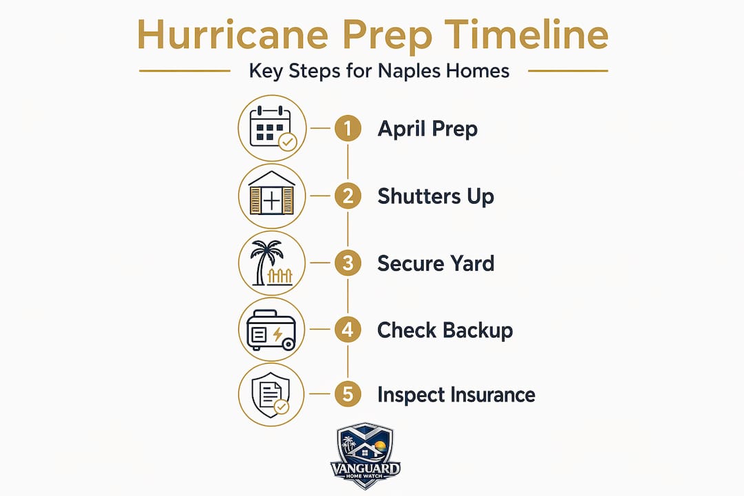 Infographic summarizes Naples hurricane preparation steps