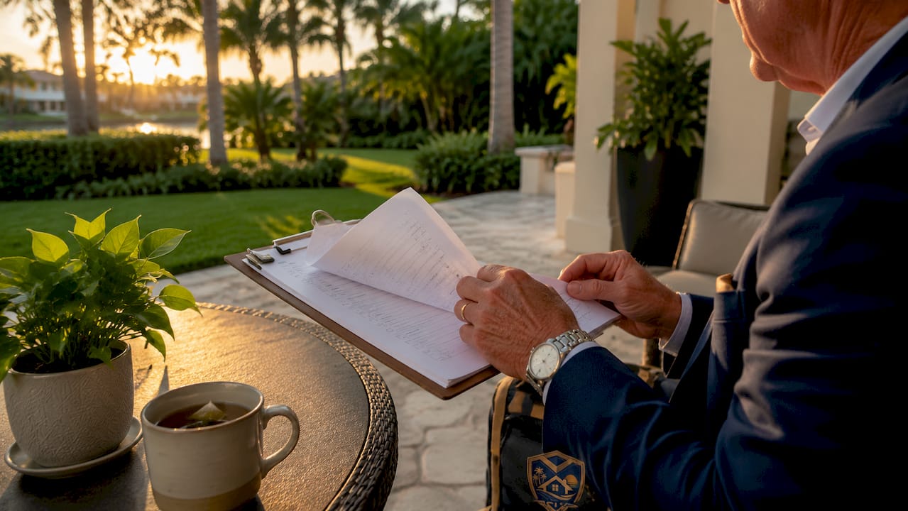 Types of Home Watch Reports: A 2026 Property Guide Hands holding home inspection checklist clipboard