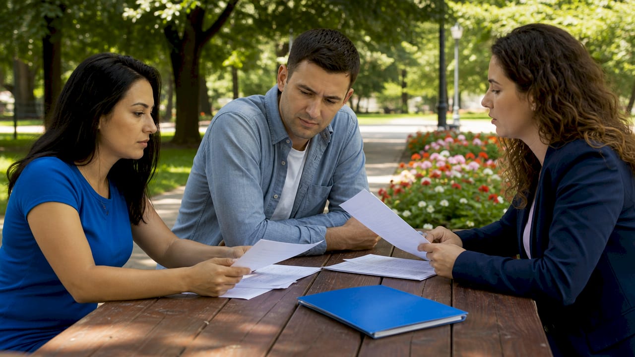 Group discussing eligibility to contest a will