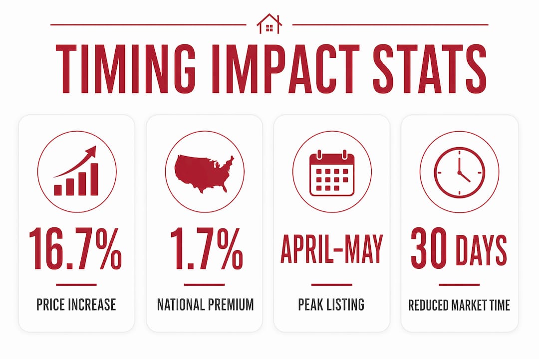 Infographic showing timing statistics for Southern California home sales