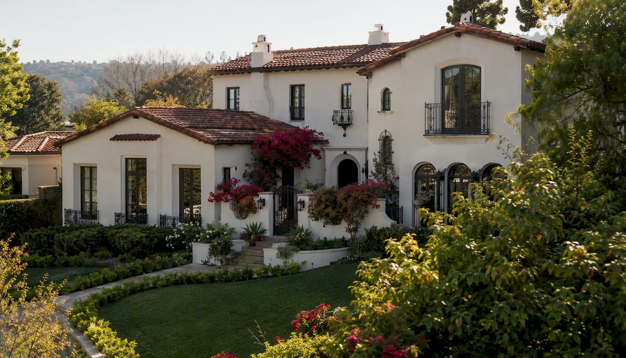 Traditional Beverly Hills home exterior
