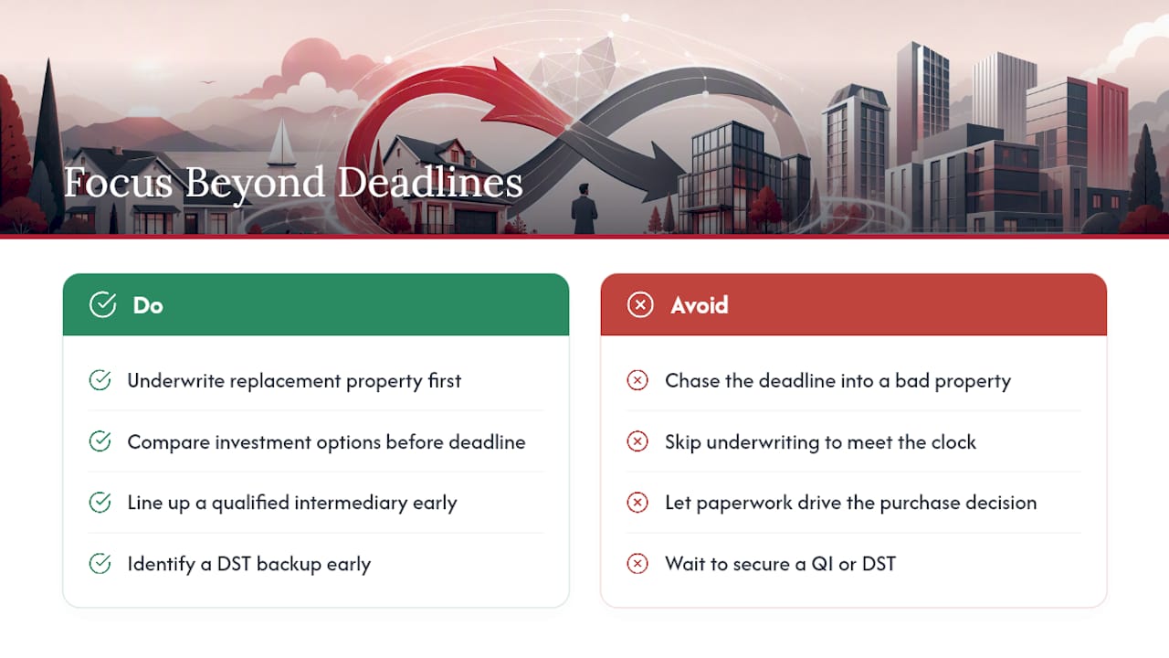 Why the Deadline Panic Misses the Real Risk — overview diagram