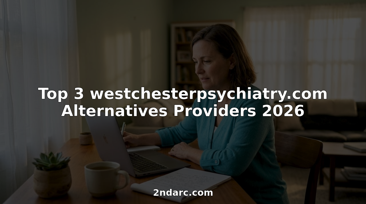 Psychiatrist conducting telehealth consultation in home office