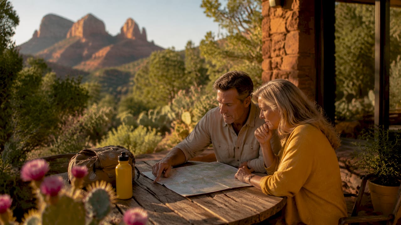 Vacation rental property in Sedona spring peak season