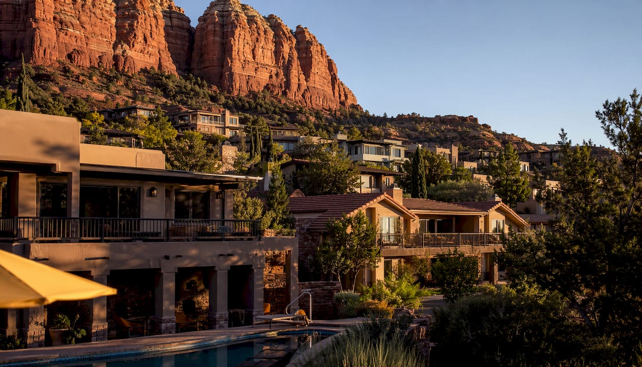 Sedona STR homes surrounded by red rock landscape