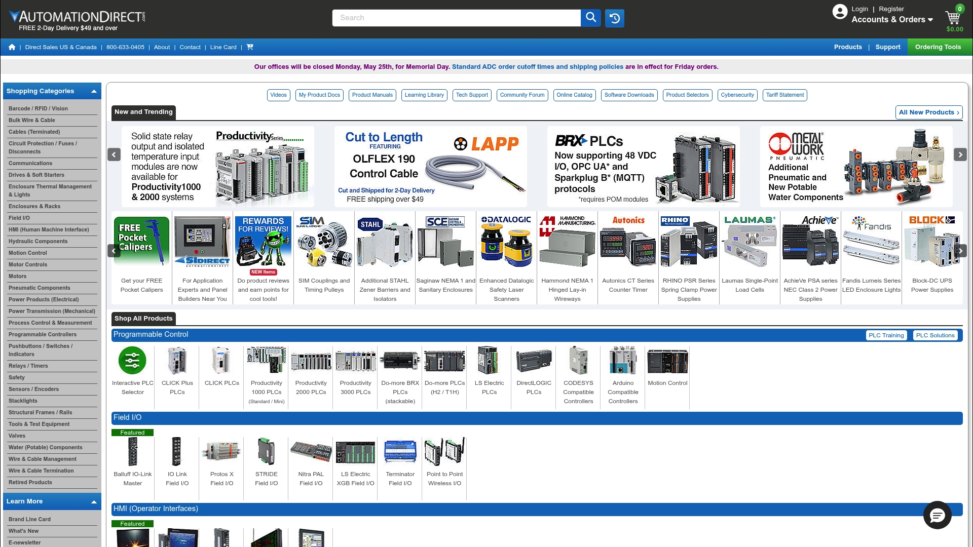 https://automationdirect.com