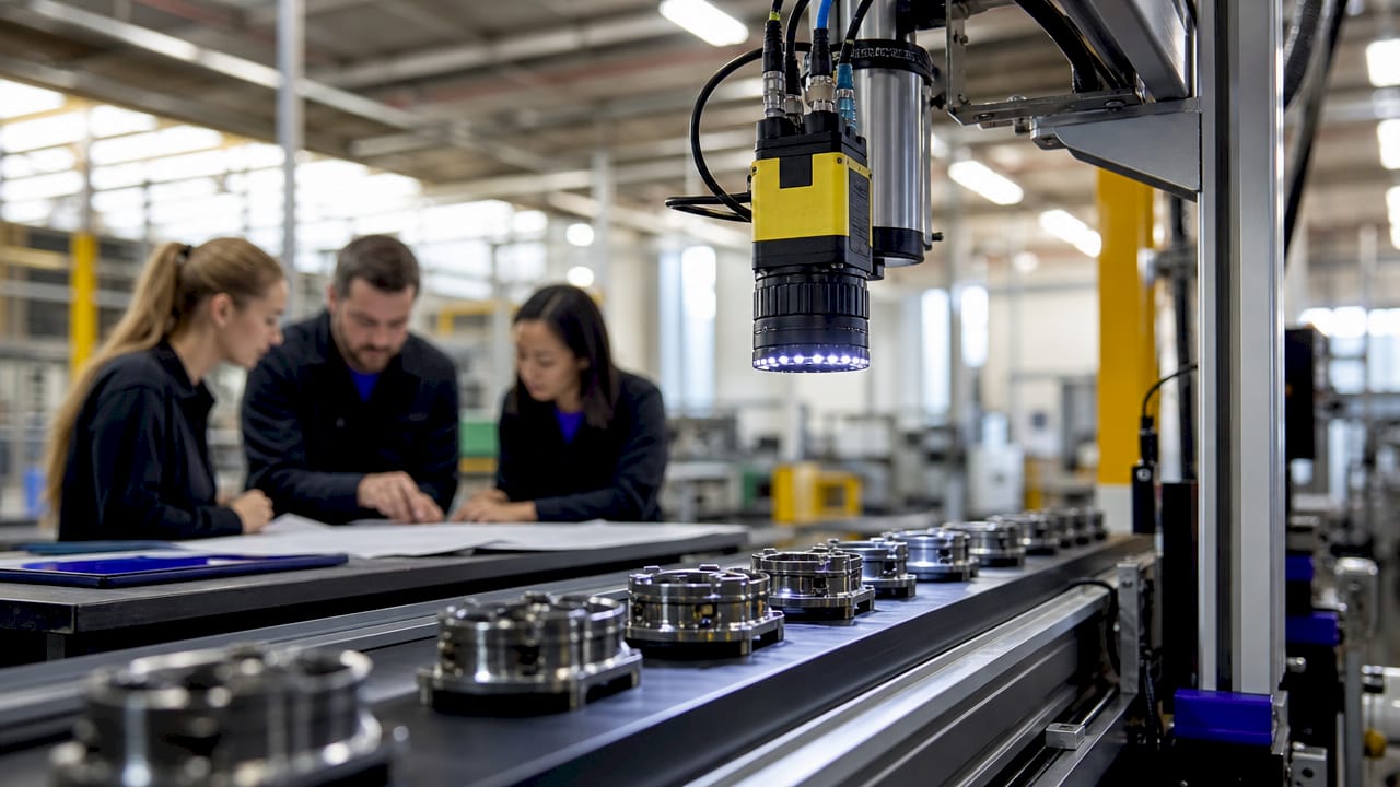 Cognex In-Sight 6900 inspecting parts on line