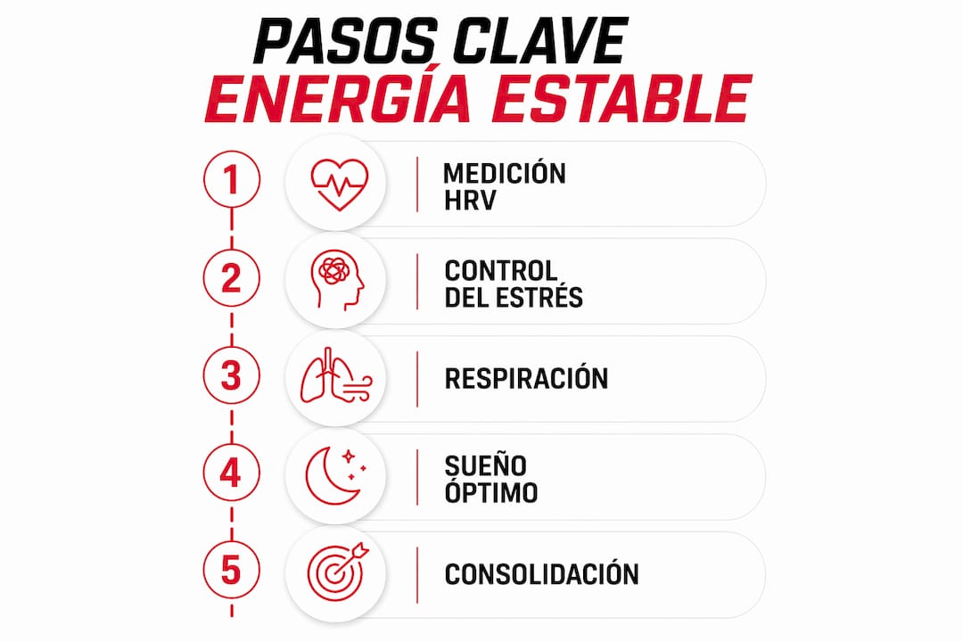 Infografía: claves para mantener tus niveles de energía durante el día