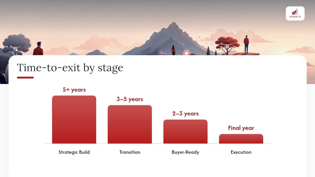 Business retirement timeline stages overview