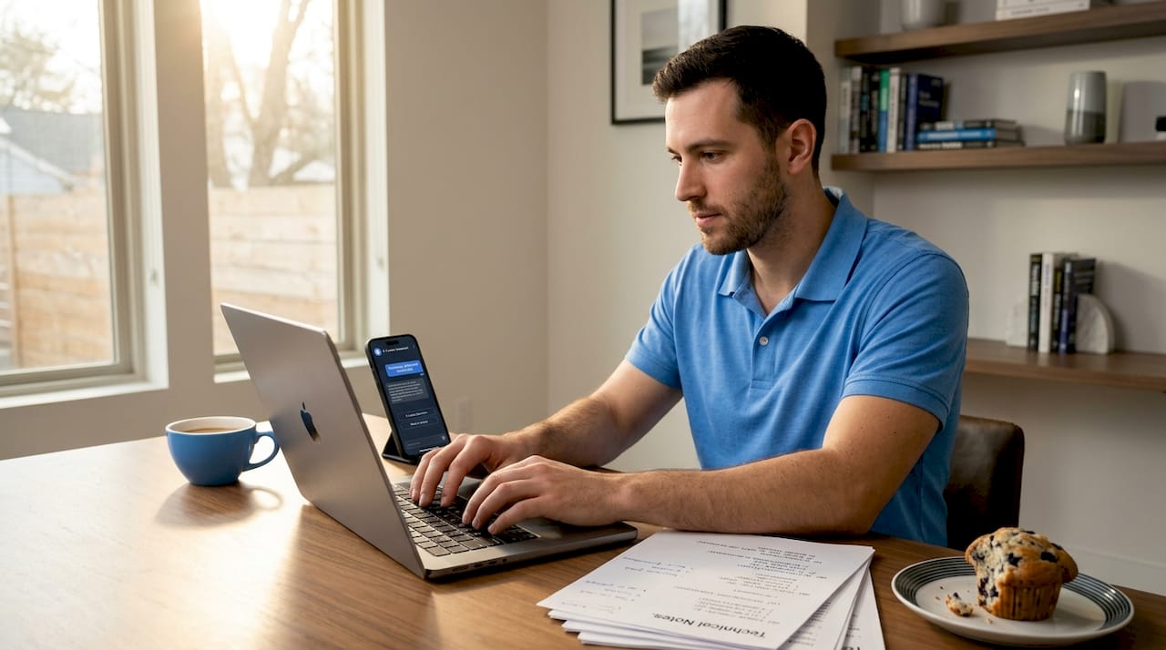 Interview candidate uses AI for technical questions
