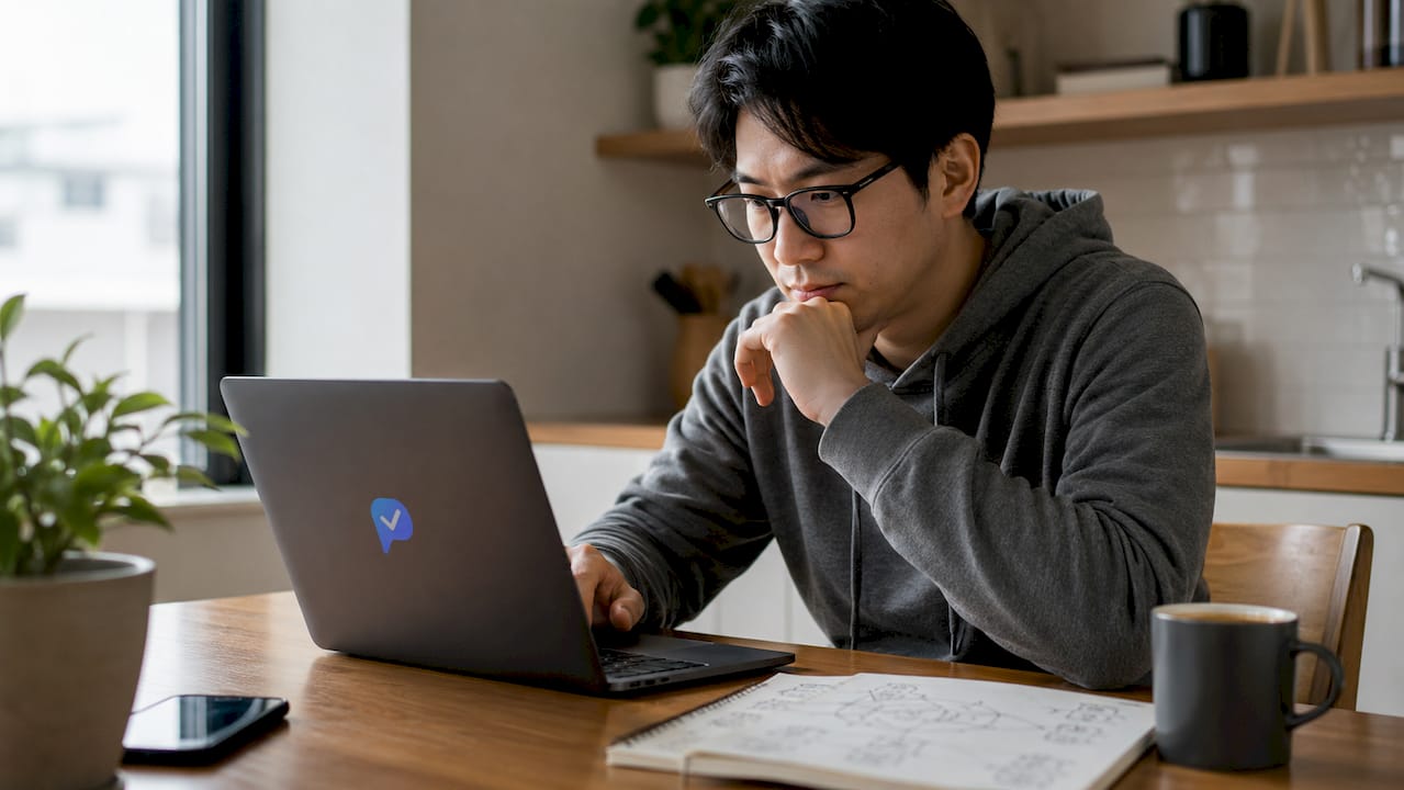 Candidate multitasking with AI tools during interview