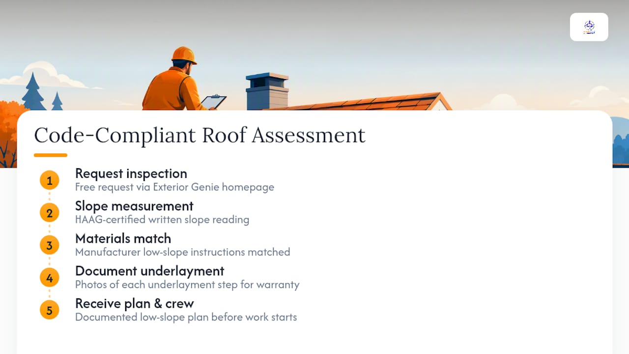 Get a Code-Compliant Roof Assessment From Exterior Genie — overview diagram