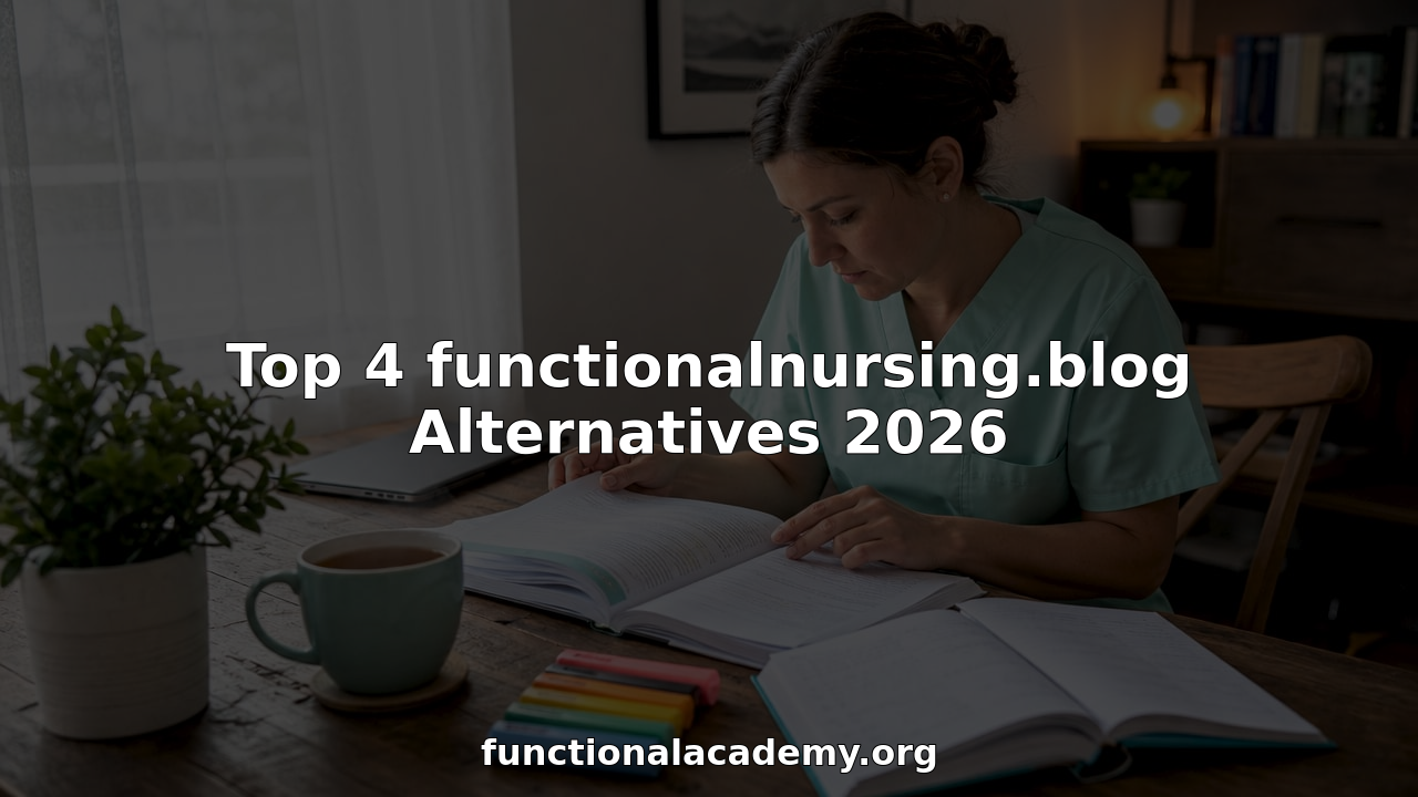 Top 4 functionalnursing.blog Alternatives 2026