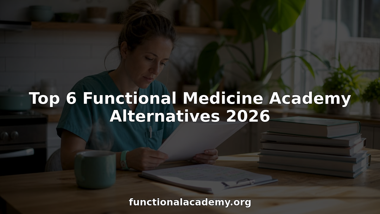 Top 6 Functional Medicine Academy Alternatives 2026