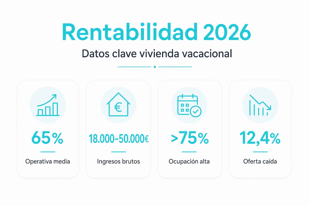 Resumen visual de rentabilidad y principales cifras para 2026