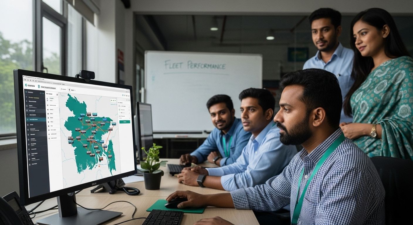 GPS fleet tracker Bangladesh office