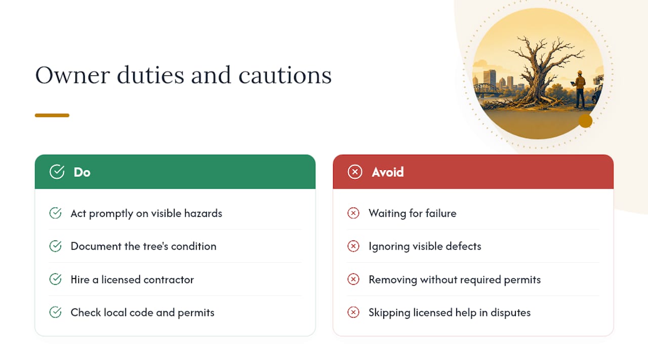 Property Owner Responsibilities Under Louisiana Rules — overview diagram