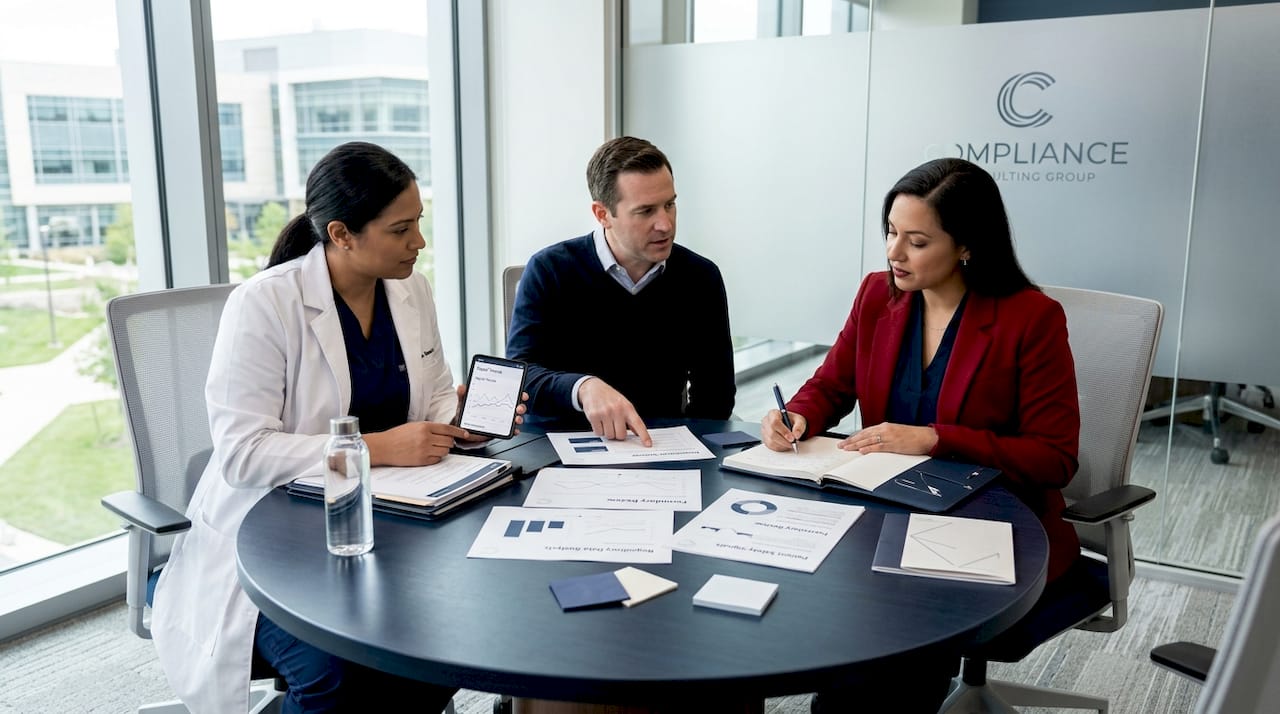 Team discusses pharmacovigilance signal detection