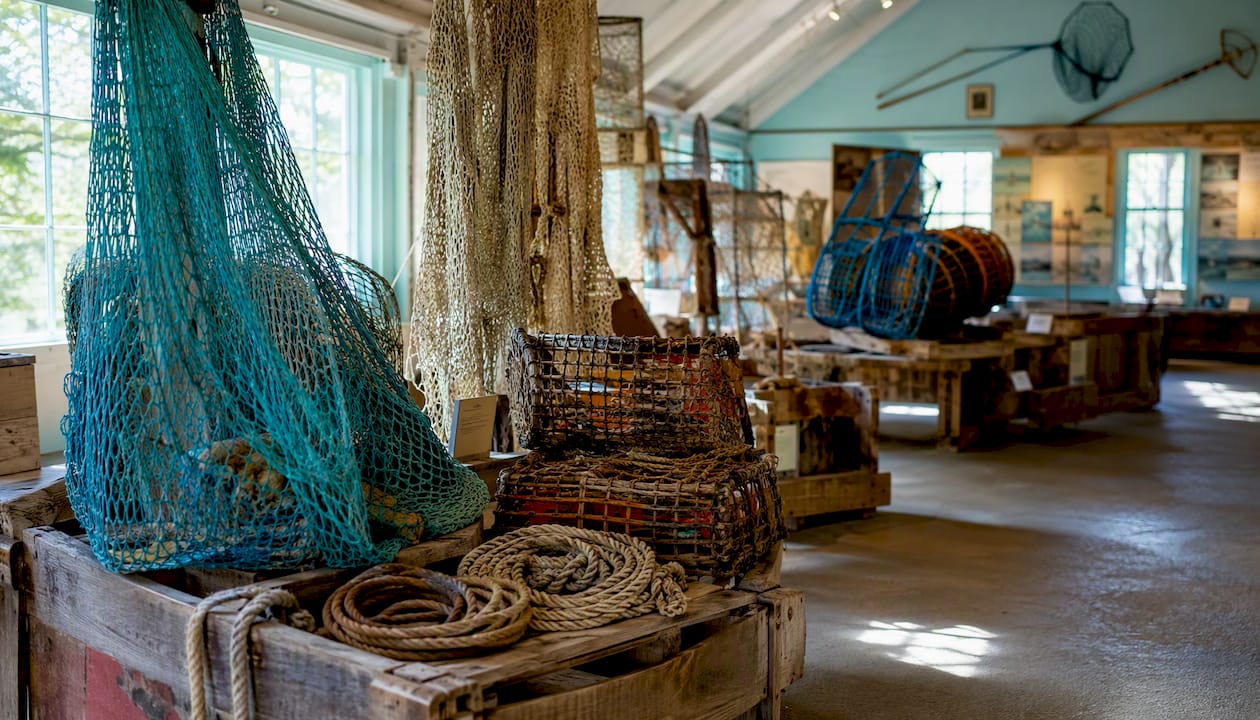 Historic fishing gear displayed in Destin museum