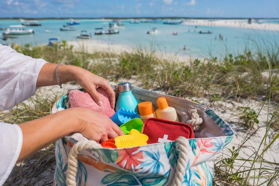 Packing safety and sun protection gear for Crab Island trip