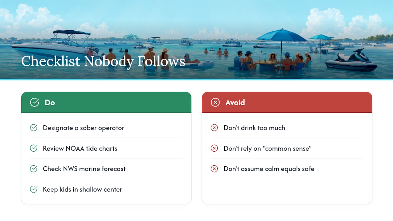 The Checklist Nobody Follows, and Why That's the Real Risk — overview diagram