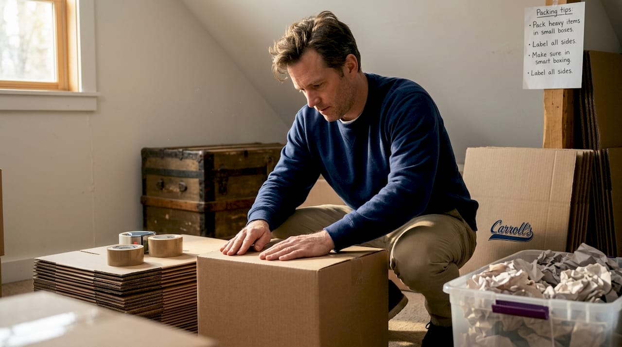 Packing sturdy boxes with quality materials