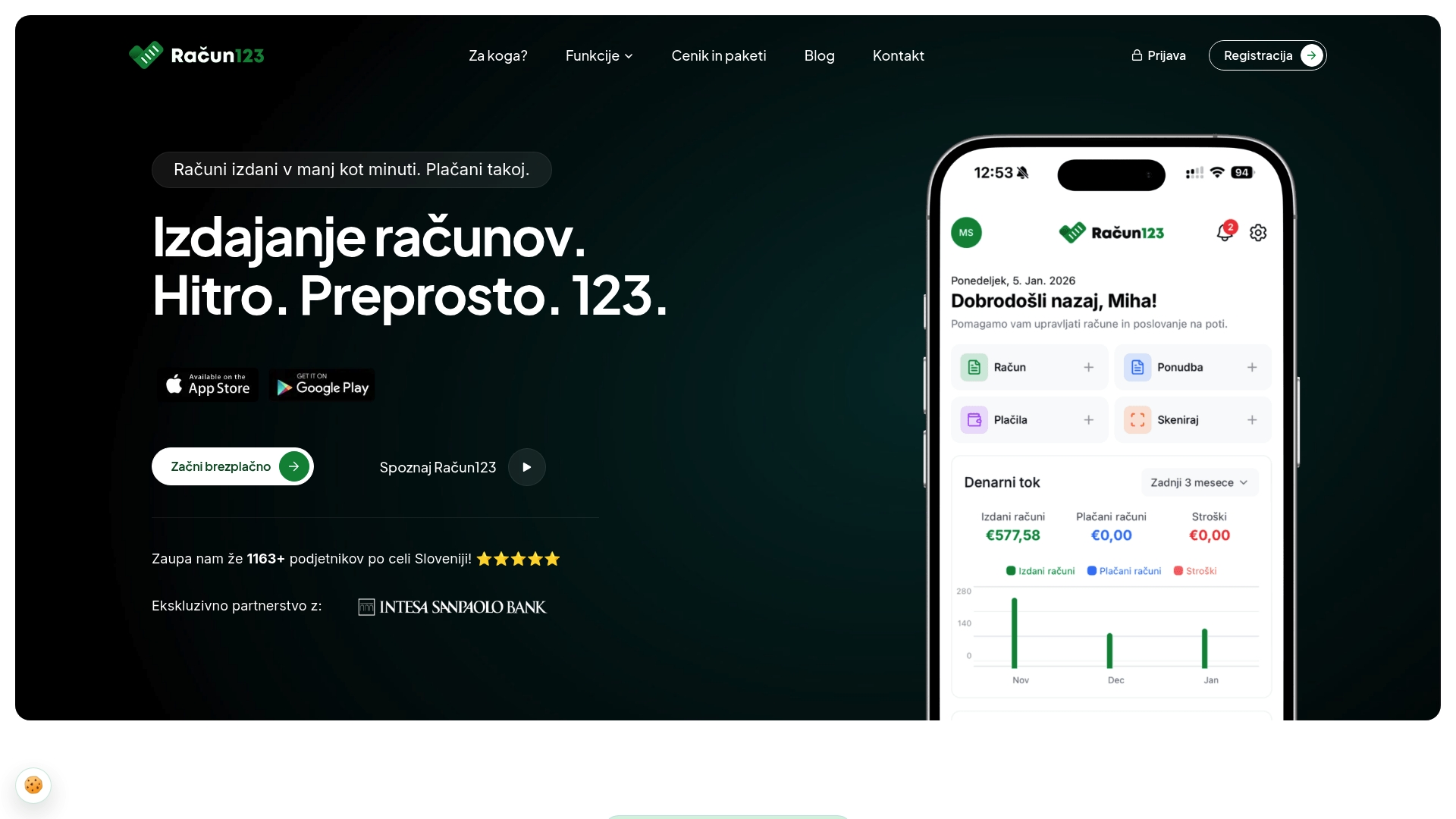 Račun123 kot priporočena alternativa za eSIMPLEE