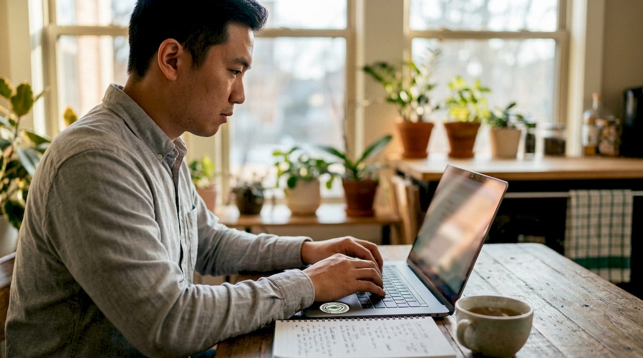 IT consultant managing VPN settings in law firm