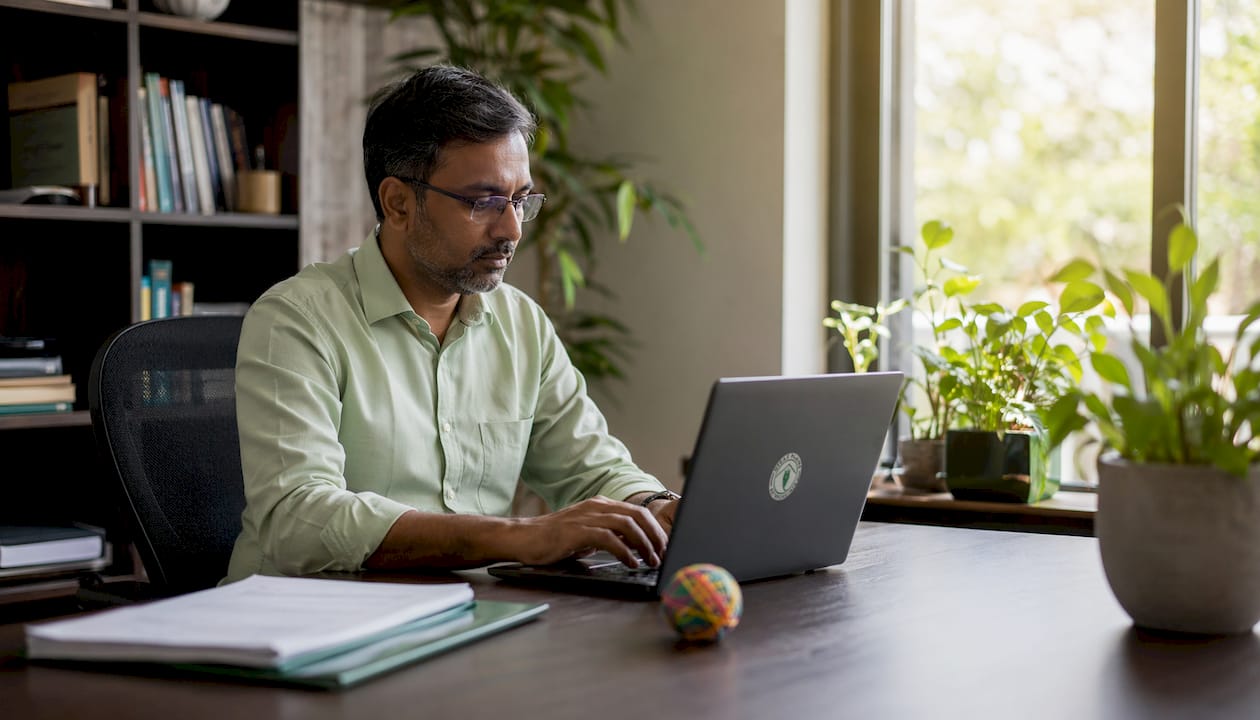 Network engineer managing ERP system security