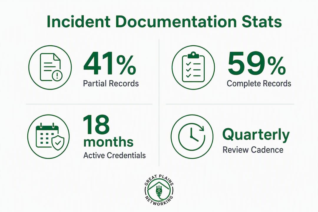 Infographic with law firm IT documentation statistics