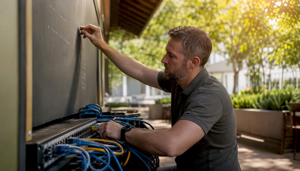 Admin mapping network hardware and inventory
