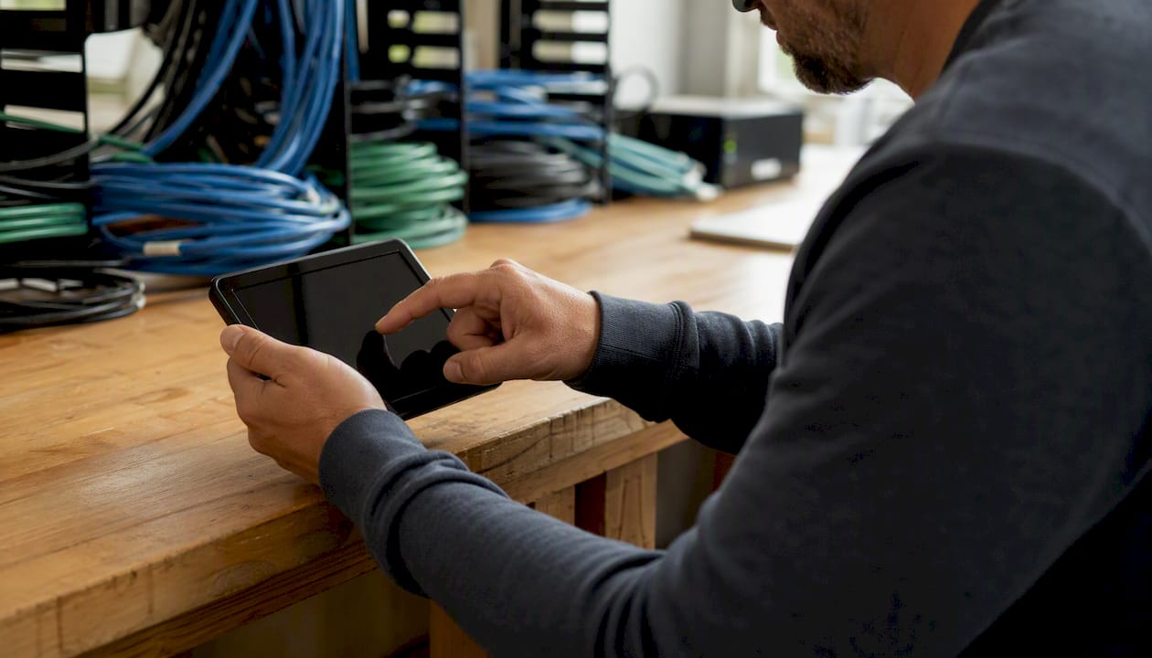 Hands adjusting device compliance settings