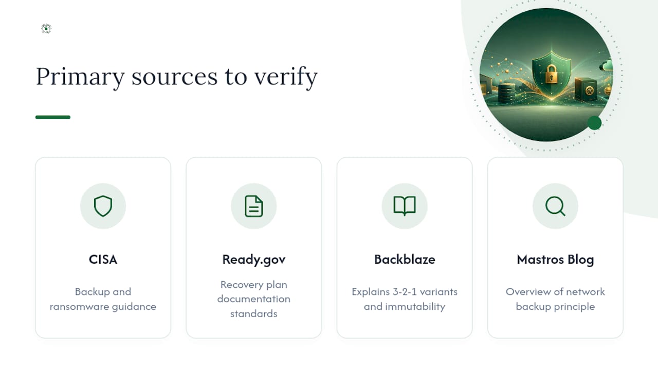 Where to Verify This Guidance — overview diagram